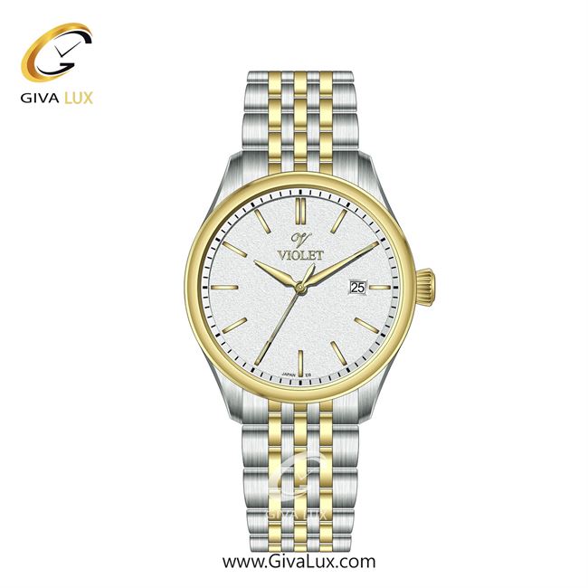 ساعت مچی اورجینال زنانه ویولت VIOLET طلایی-نقره ای | طلایی-نقره ای| نقره ای| کد رفرنس 0629/2